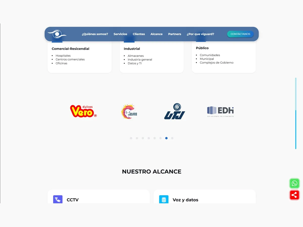 Clientes y alcance de Viguard